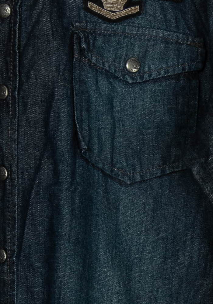 Robe Chemise En Jean Bleue - Taille M/38 de la marque IKKS | PARAD98567 - Vendu par Paradigme - Image 3