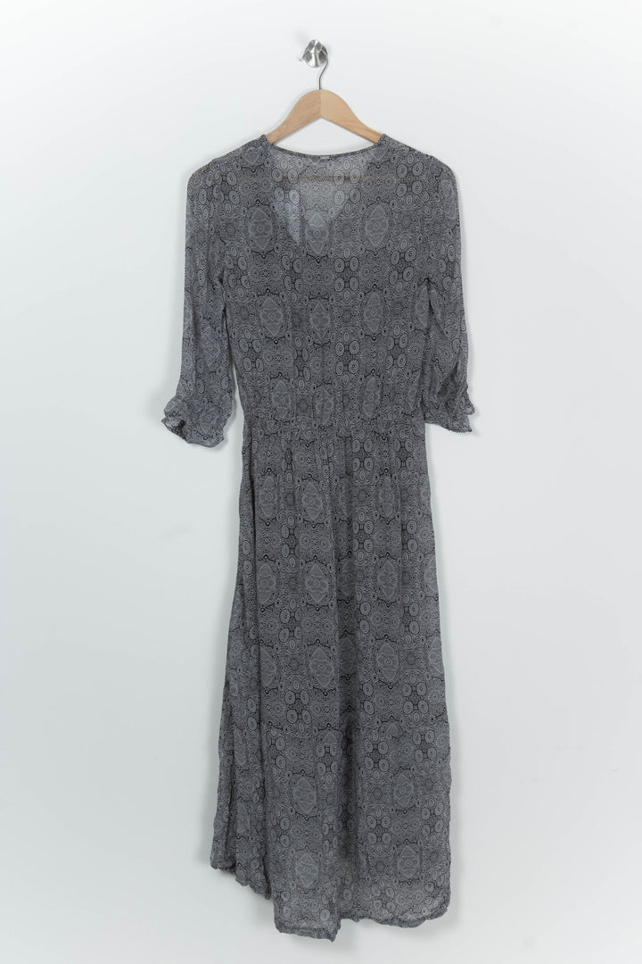 Robe Longue Grise et Noire - Taille XL/42 de la marque IKKS | PARAD98568 - Vendu par Paradigme - Image 5