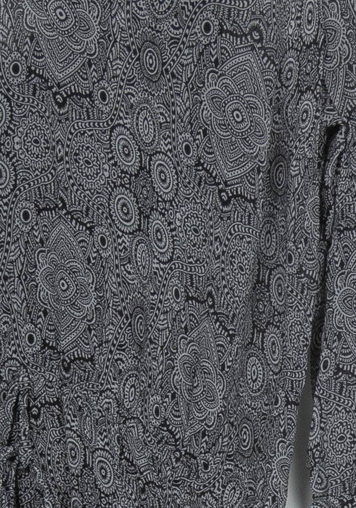 Robe Longue Grise et Noire - Taille XL/42 de la marque IKKS | PARAD98568 - Vendu par Paradigme - Image 3