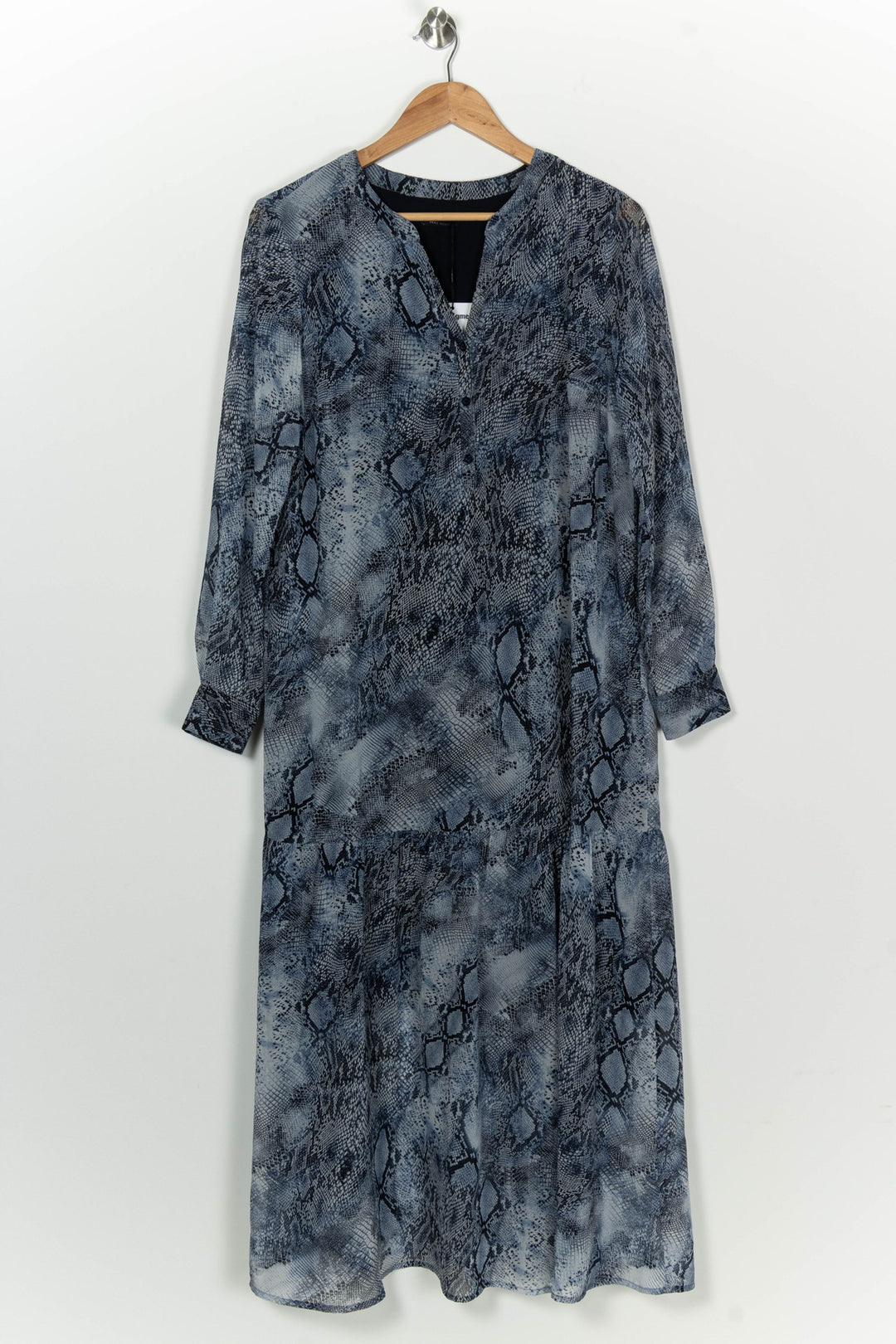 Robe Longue Bleue et Noire - Taille XL/42 de la marque IKKS | PARAD98583 - Vendu par Paradigme - Image 2