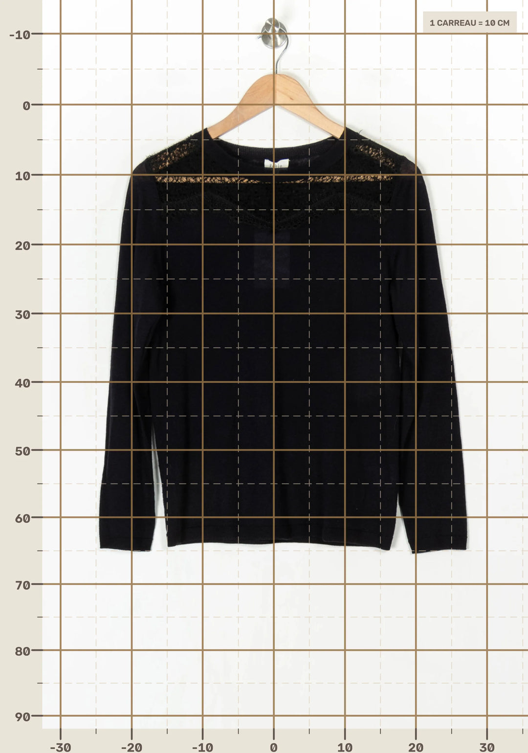 Pull Noir - Taille M/38 de la marque Pablo | PARAD98588 - Vendu par Paradigme - Image 4