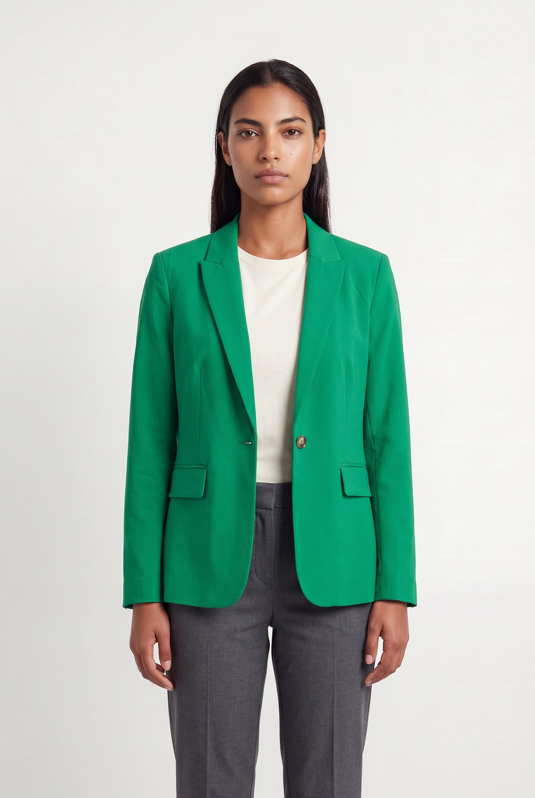 Blazer Vert - Taille L/40 de la marque Caroll | PARAD98592 - Vendu par Paradigme - Image 1