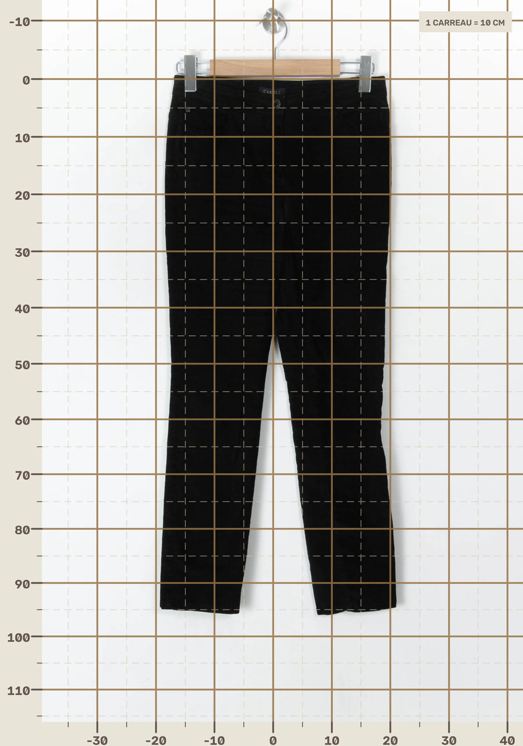 Jean Noir - Taille M/38 de la marque Caroll | PARAD98593 - Vendu par Paradigme - Image 4