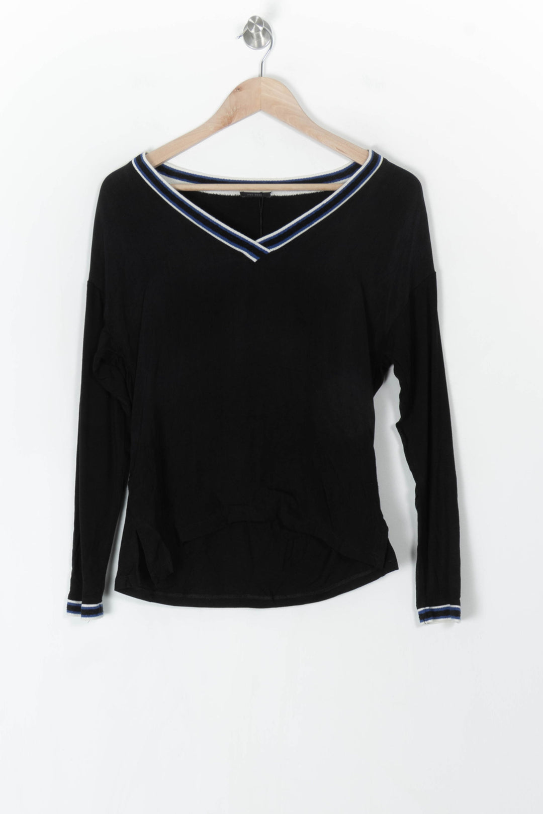 Tee-Shirt À Manches Longues Noir - Taille S/36 de la marque IKKS | PARAD98594 - Vendu par Paradigme - Image 2