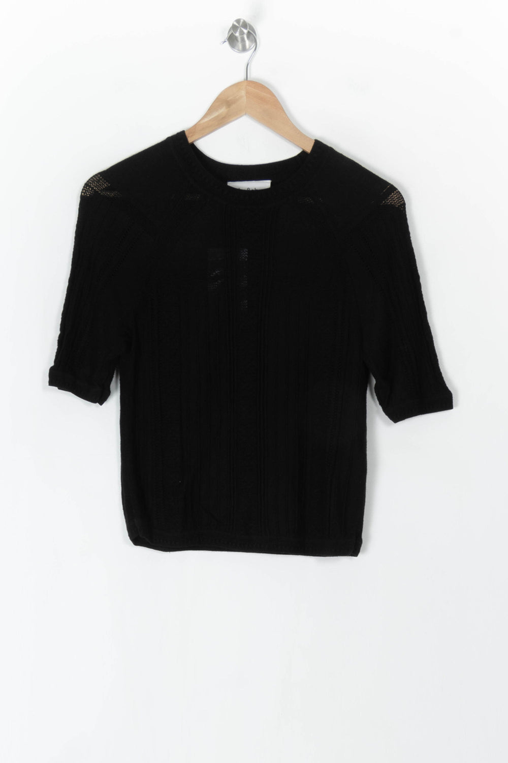 Pull À Manches Courtes Noir - Taille L/40 de la marque ba&sh | PARAD98628 - Vendu par Paradigme - Image 2