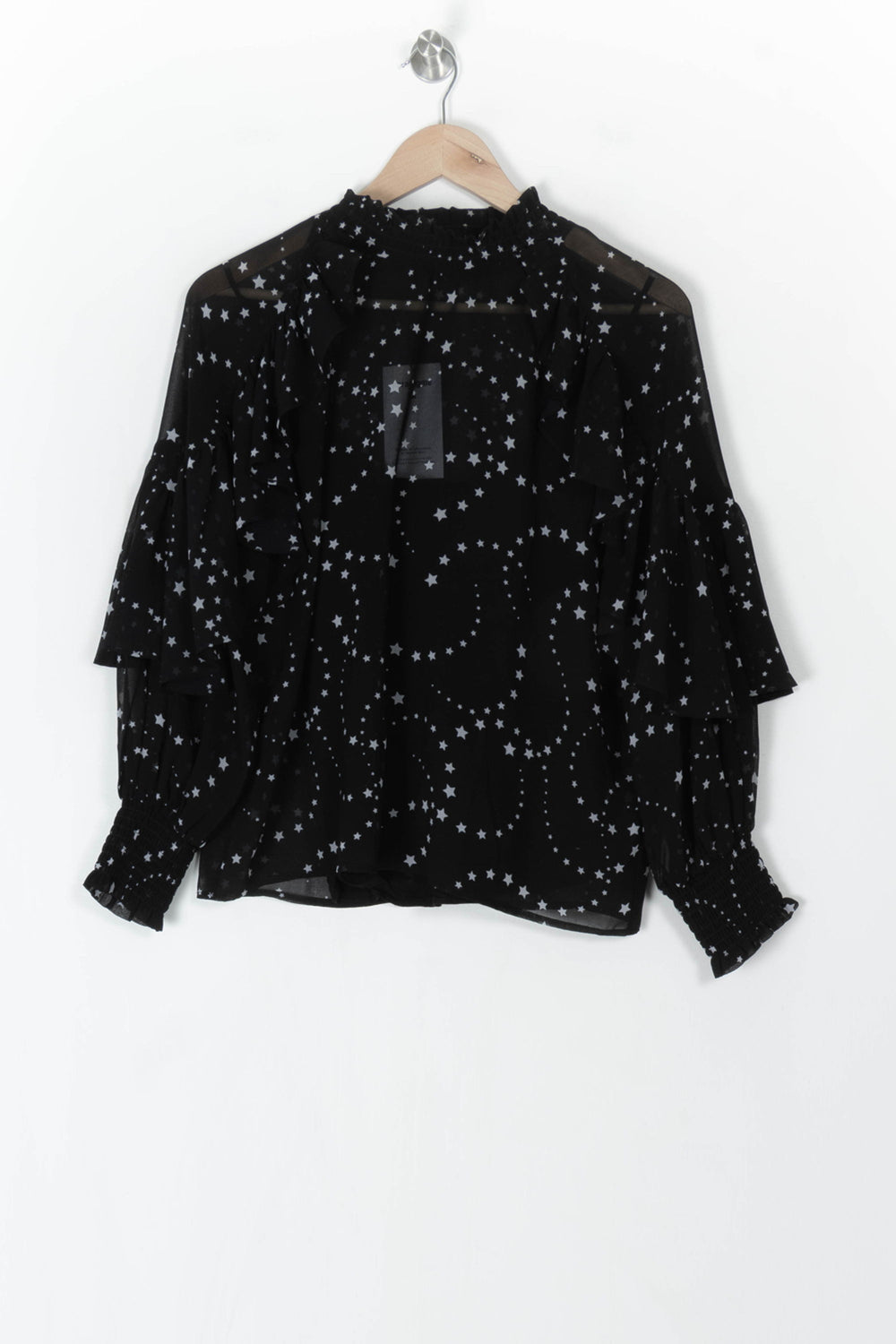 Blouse Noire et Grise - Taille S/36 de la marque Maje | PARAD98631 - Vendu par Paradigme - Image 2