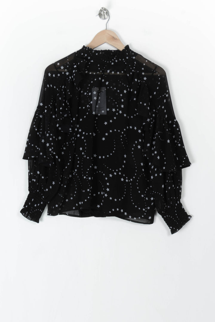 Blouse Noire et Grise - Taille S/36 de la marque Maje | PARAD98631 - Vendu par Paradigme - Image 2