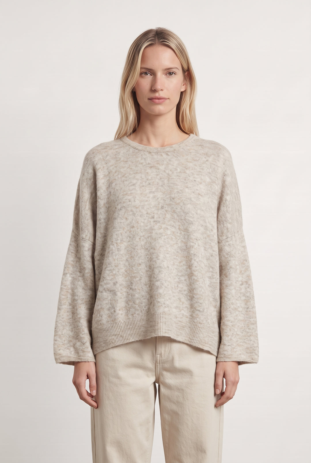 Pull Beige - Taille S/36 de la marque American Vintage | PARAD98634 - Vendu par Paradigme - Image 1