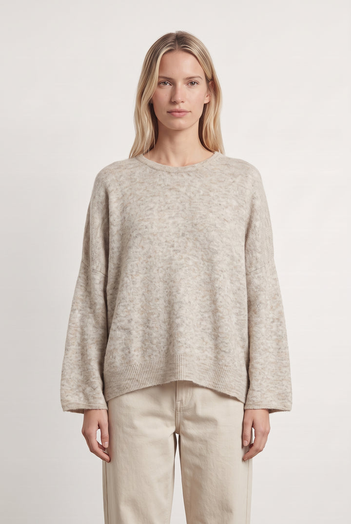 Pull Beige - Taille S/36 de la marque American Vintage | PARAD98634 - Vendu par Paradigme - Image 1
