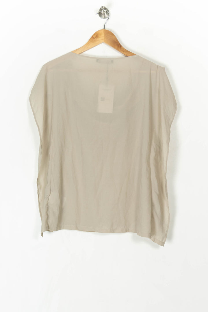 Blouse À Col Bénitier Beige - Taille XL/42 de la marque Liu Jo | PARAD98686 - Vendu par Paradigme - Image 5