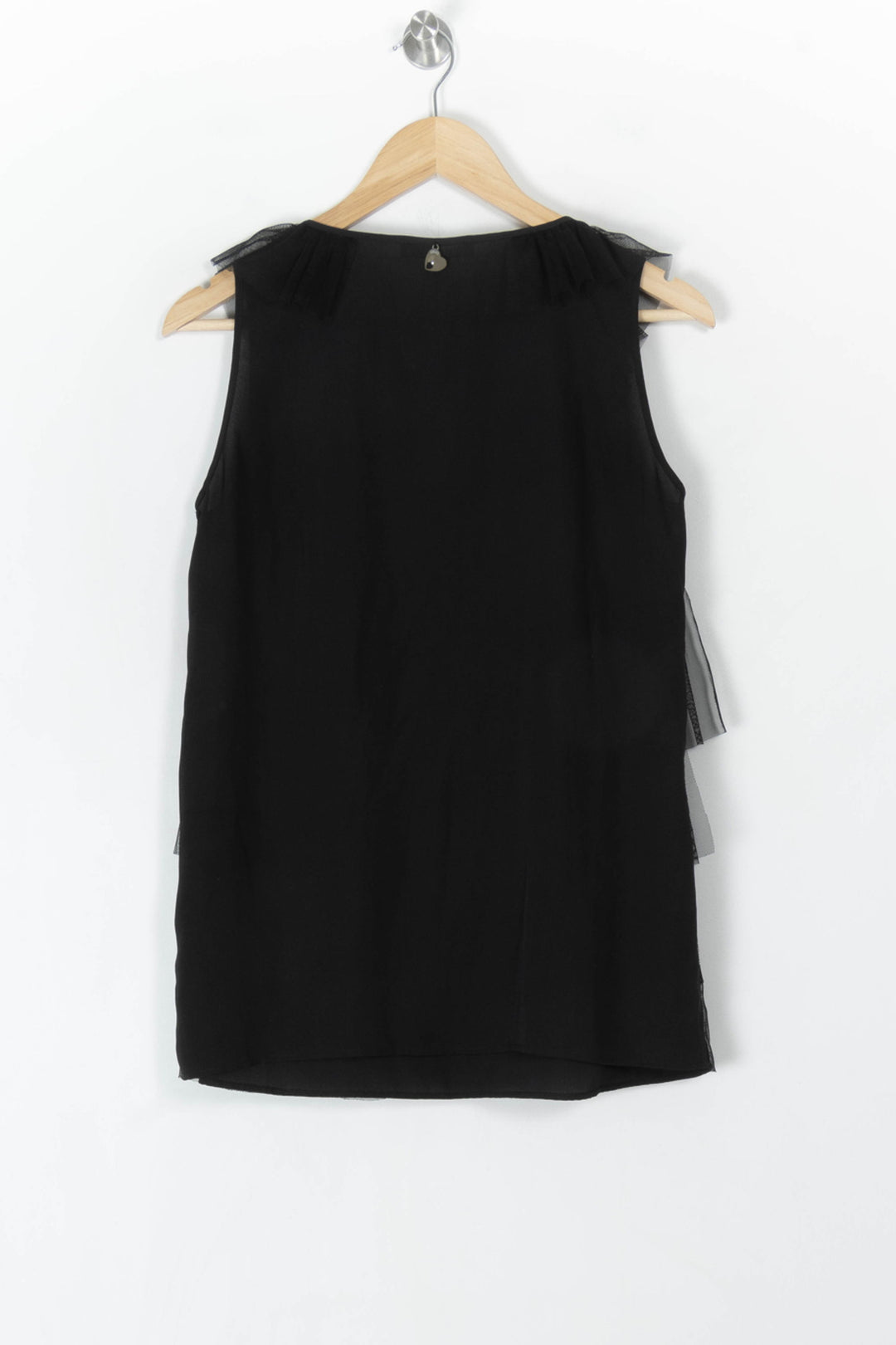 Blouse Sans Manches À Volants Noire - Taille XXXL/46 de la marque Liu Jo | PARAD98687 - Vendu par Paradigme - Image 5