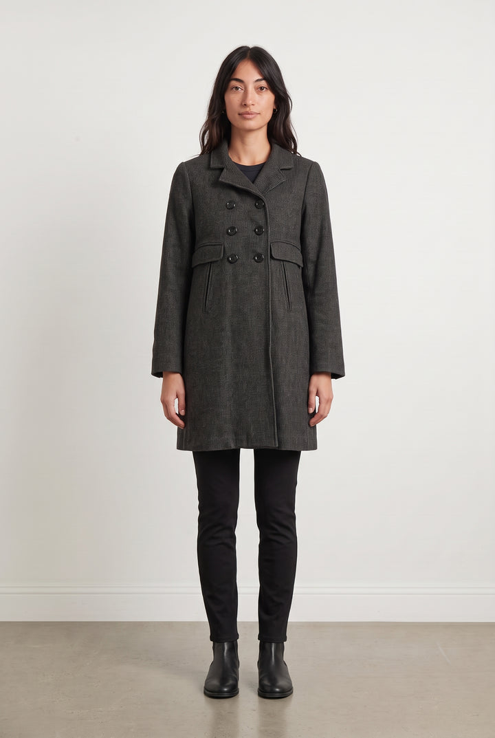 Manteau Croisé Gris - Taille XS/34