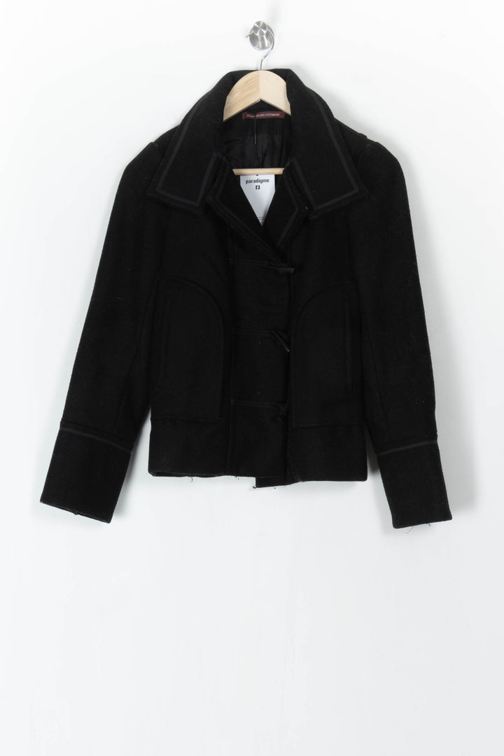 Manteau Noir - Taille XS/34 de la marque Comptoir des Cotonniers | PARAD98689 - Vendu par Paradigme - Image 2