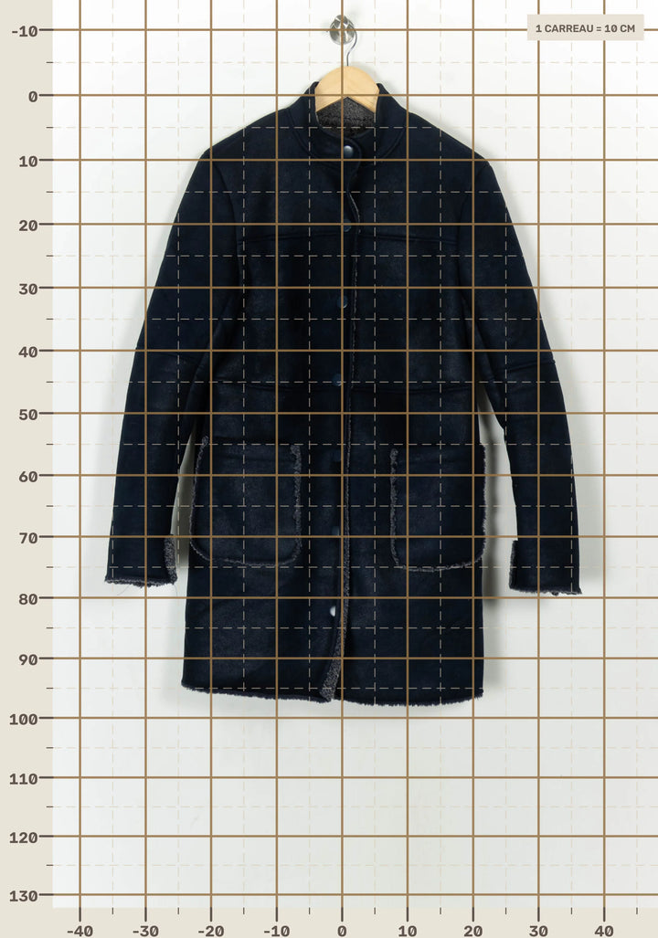 Manteau Bleu - Taille S/36 de la marque Galeries Lafayette | PARAD98701 - Vendu par Paradigme - Image 4