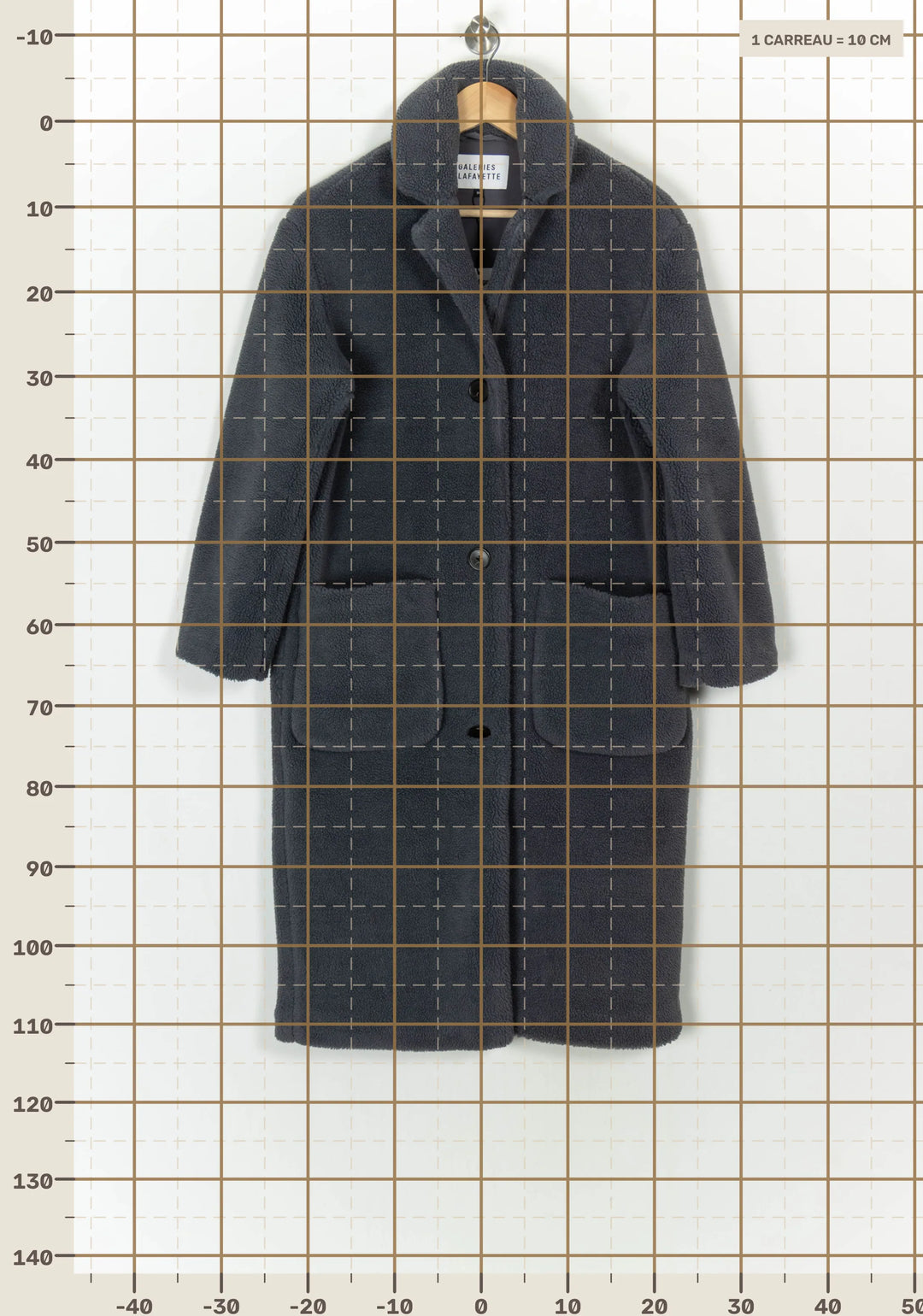 Manteau Bleu - Taille XS/34 de la marque Galeries Lafayette | PARAD98702 - Vendu par Paradigme - Image 4