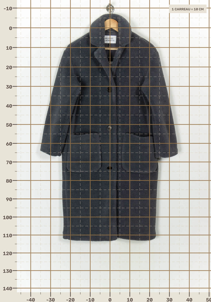 Manteau Bleu - Taille XS/34 de la marque Galeries Lafayette | PARAD98702 - Vendu par Paradigme - Image 4