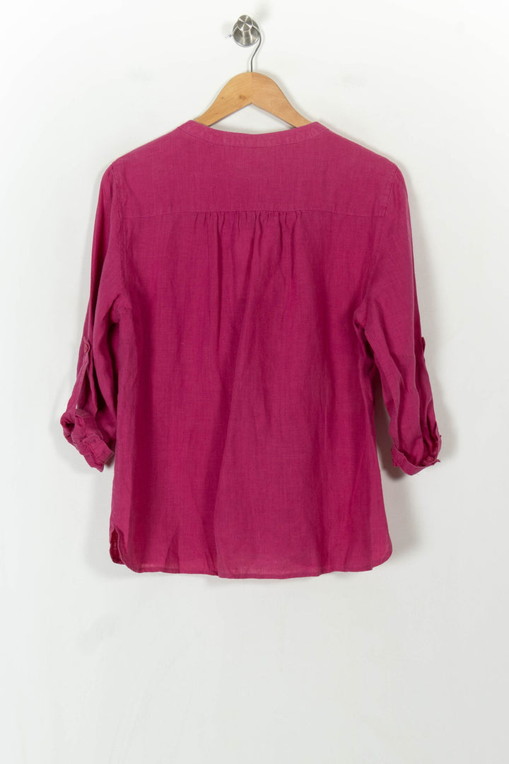 Blouse Rose - Taille XL/42 de la marque Caroll | PARAD98743 - Vendu par Paradigme - Image 5