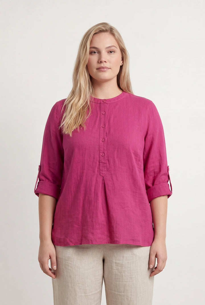 Blouse Rose - Taille XL/42 de la marque Caroll | PARAD98743 - Vendu par Paradigme - Image 1