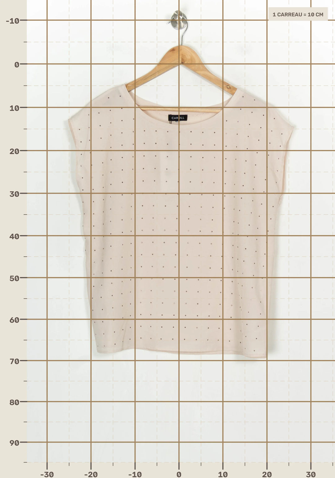 Blouse Rose - Taille S/36 de la marque Caroll | PARAD98744 - Vendu par Paradigme - Image 4