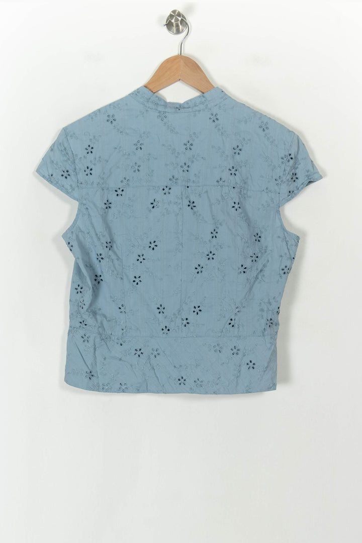 Blouse Bleue - Taille XXL/44 de la marque Caroll | PARAD98749 - Vendu par Paradigme - Image 5