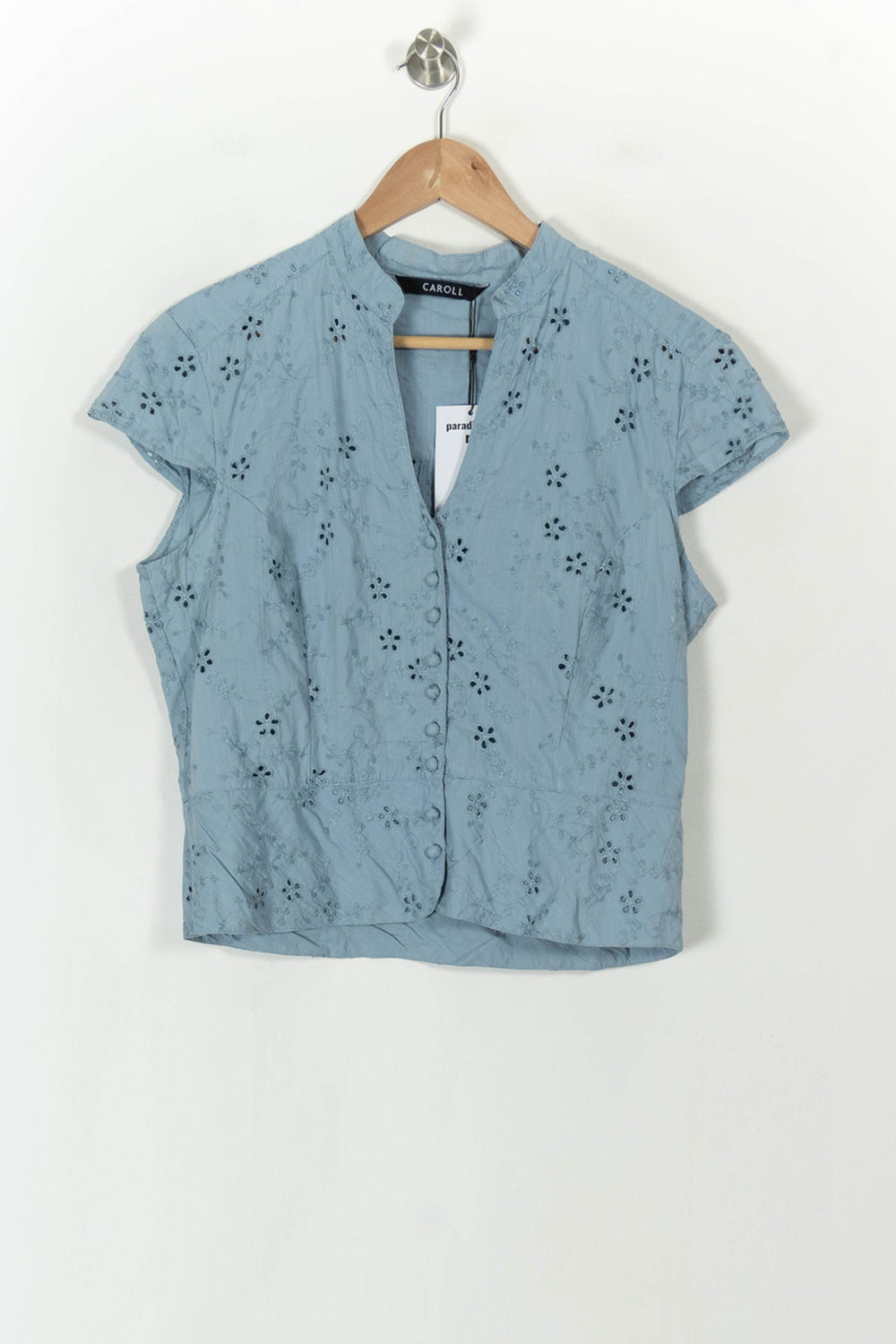 Blouse Bleue - Taille XXL/44 de la marque Caroll | PARAD98749 - Vendu par Paradigme - Image 2