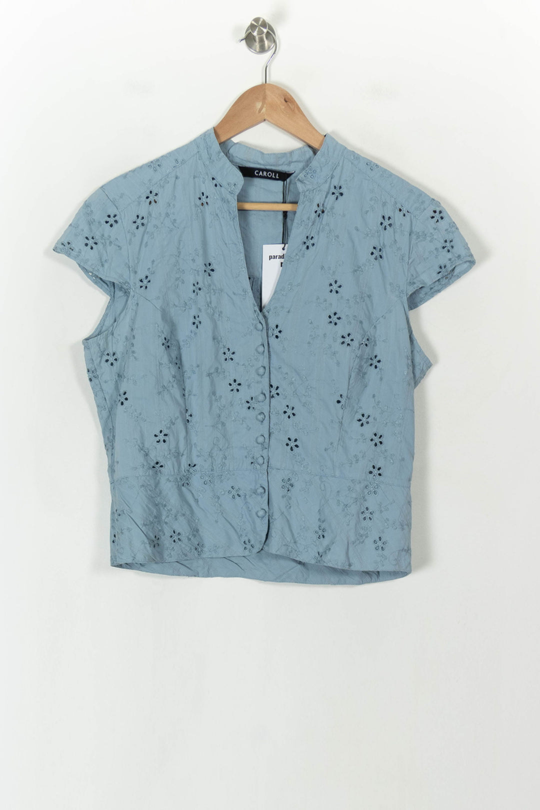 Blouse Bleue - Taille XXL/44 de la marque Caroll | PARAD98749 - Vendu par Paradigme - Image 2