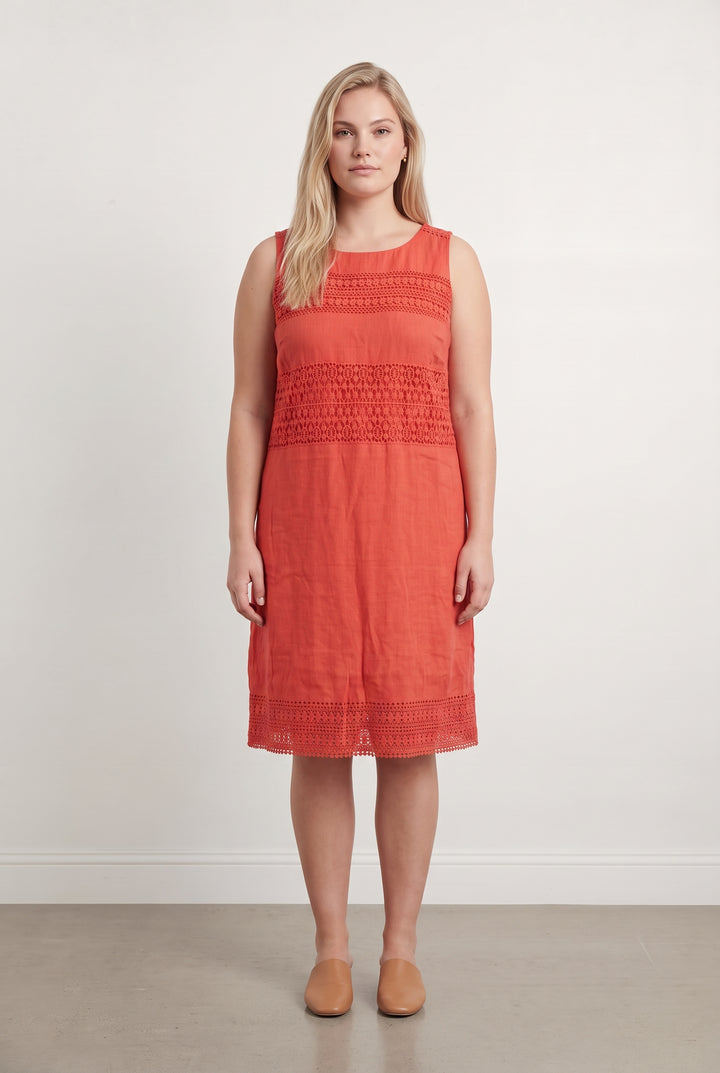 Robe Sans Manches Rouge - Taille XXL/44 de la marque Caroll | PARAD98750 - Vendu par Paradigme - Image 1