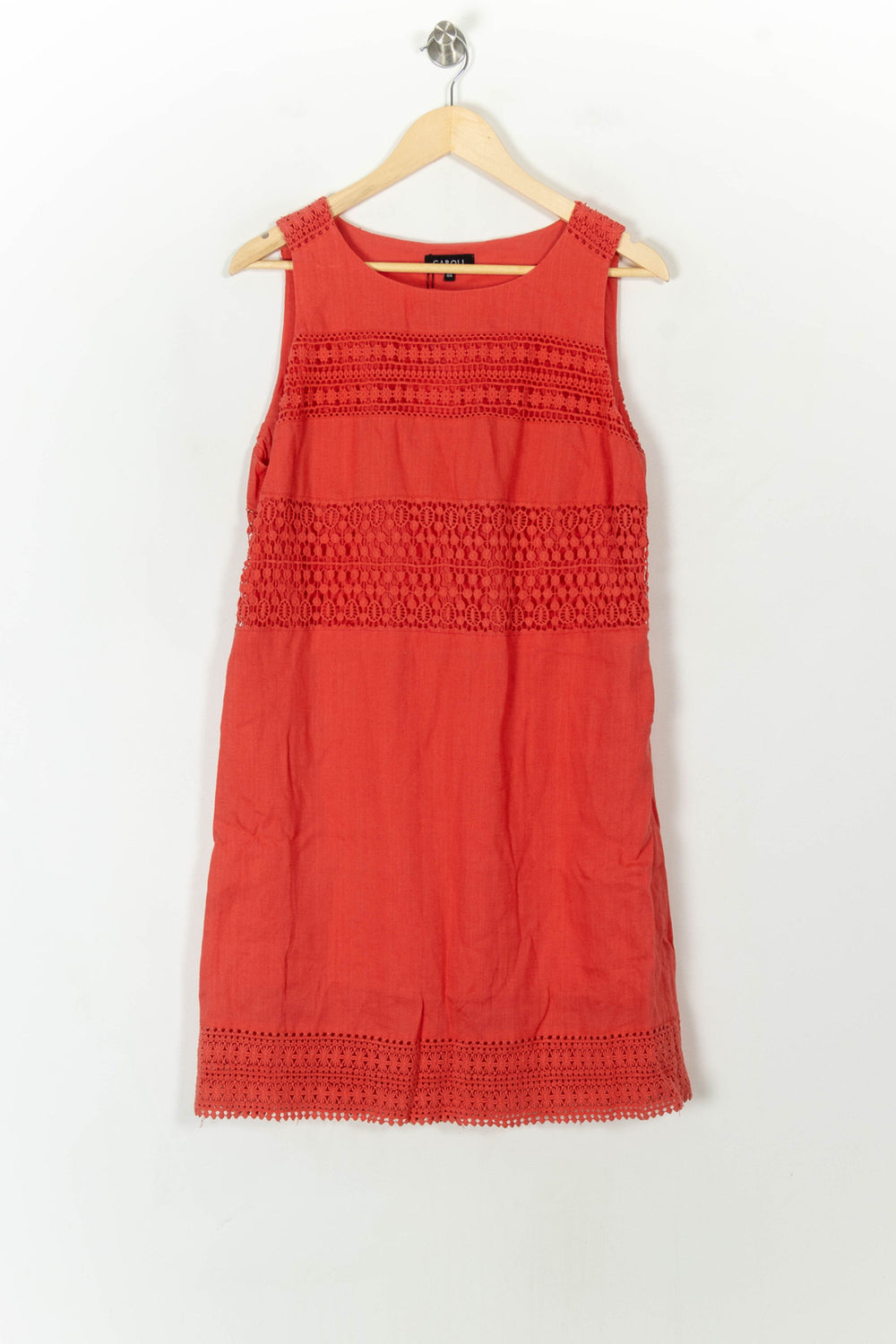 Robe Sans Manches Rouge - Taille XXL/44 de la marque Caroll | PARAD98750 - Vendu par Paradigme - Image 2