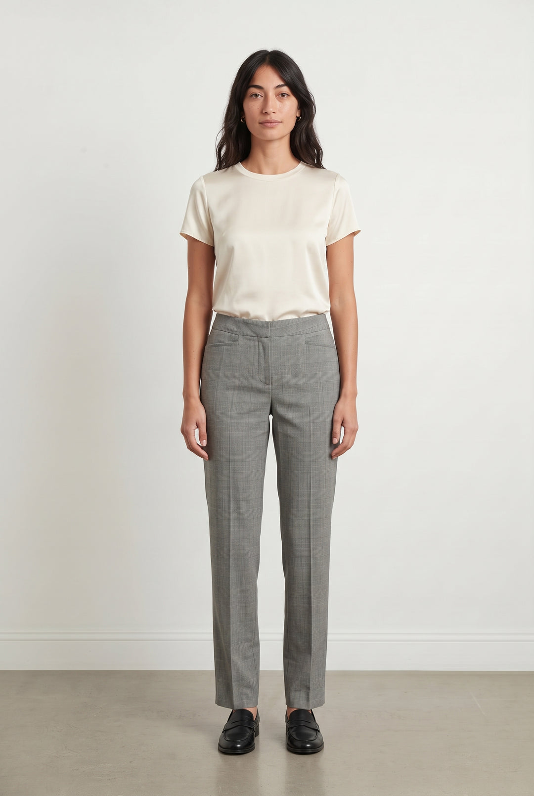 Pantalon Droit Gris - Taille S/36 de la marque Caroll | PARAD98761 - Vendu par Paradigme - Image 1