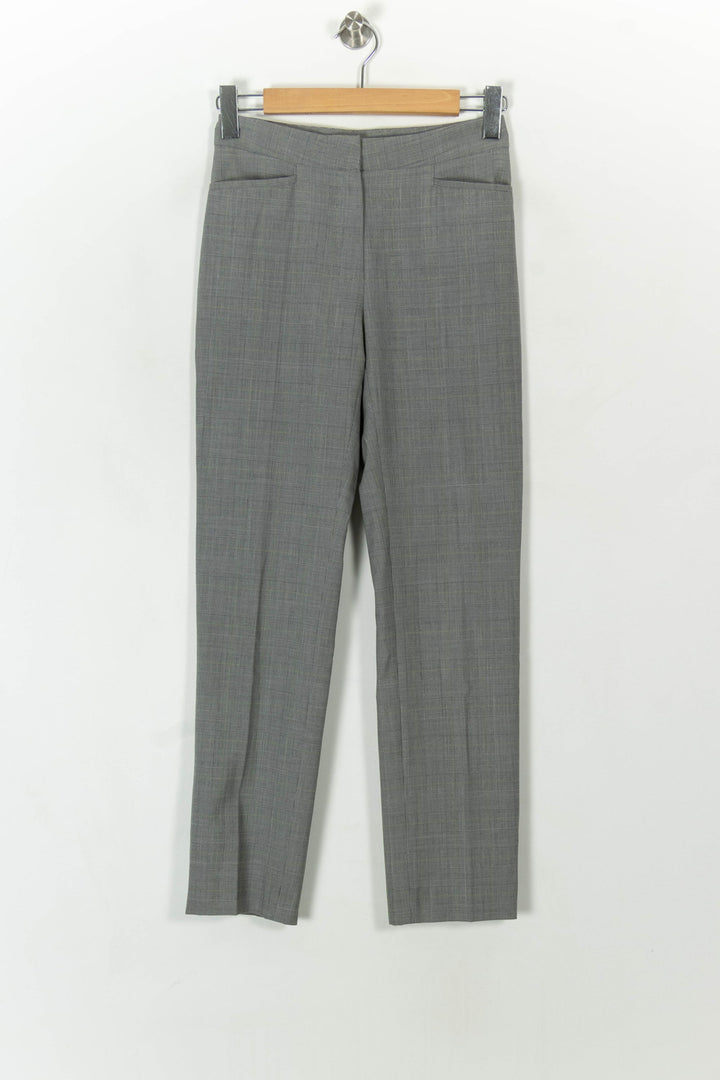 Pantalon Droit Gris - Taille S/36 de la marque Caroll | PARAD98761 - Vendu par Paradigme - Image 2