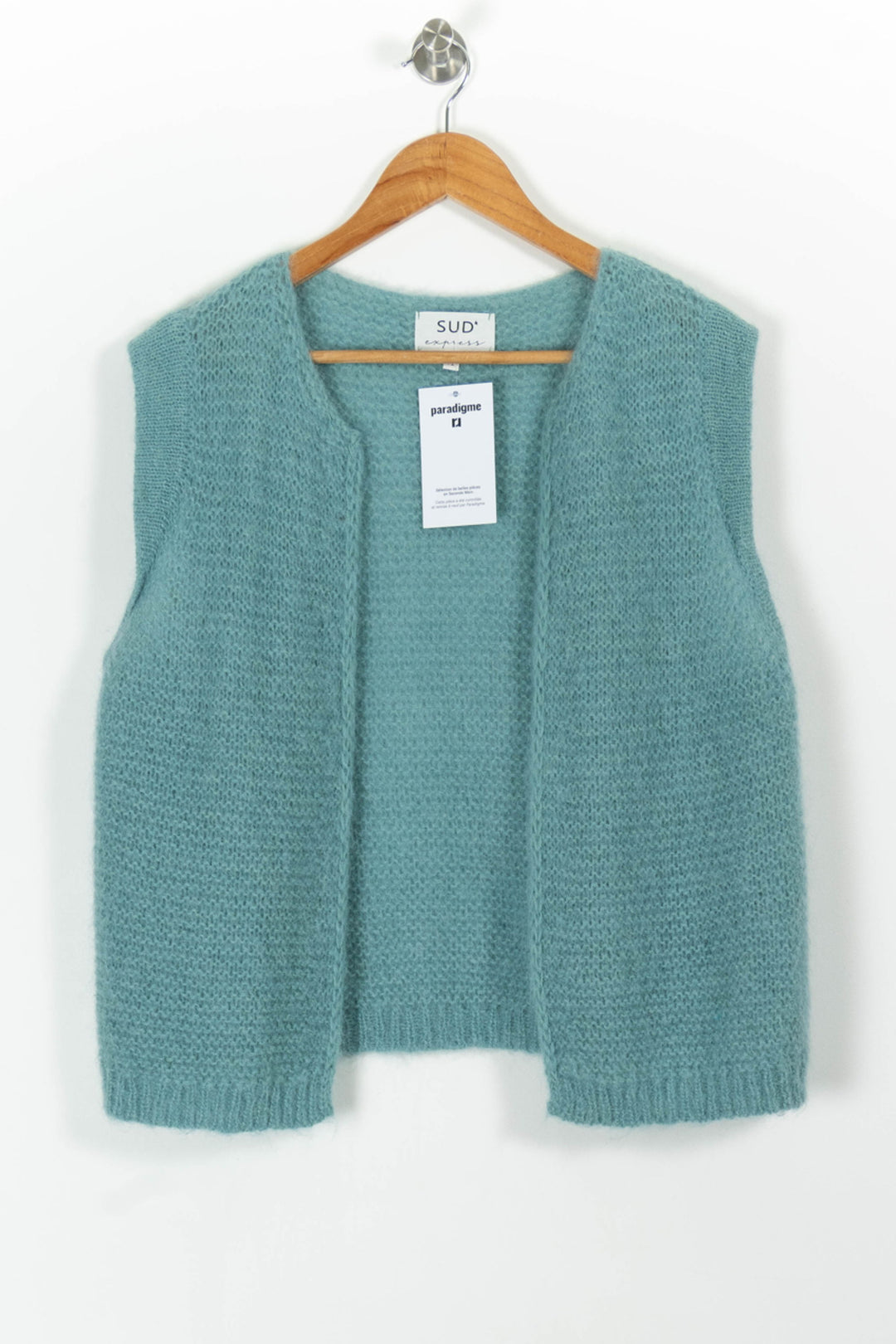 Gilet Vert - Taille M/38 de la marque Sud express | PARAD98804 - Vendu par Paradigme - Image 2