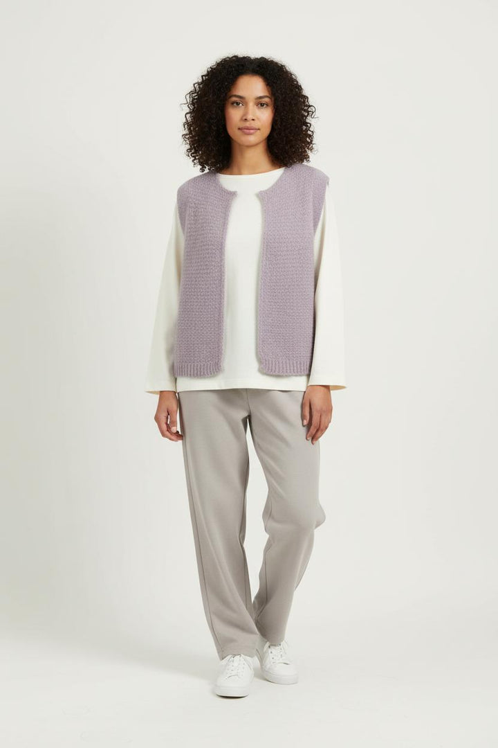 Gilet Violet - Taille M/38 de la marque Sud express | PARAD98805 - Vendu par Paradigme - Image 1