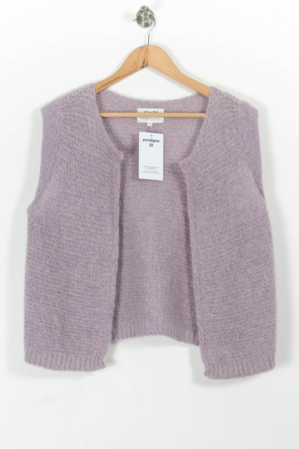 Gilet Violet - Taille M/38 de la marque Sud express | PARAD98805 - Vendu par Paradigme - Image 2