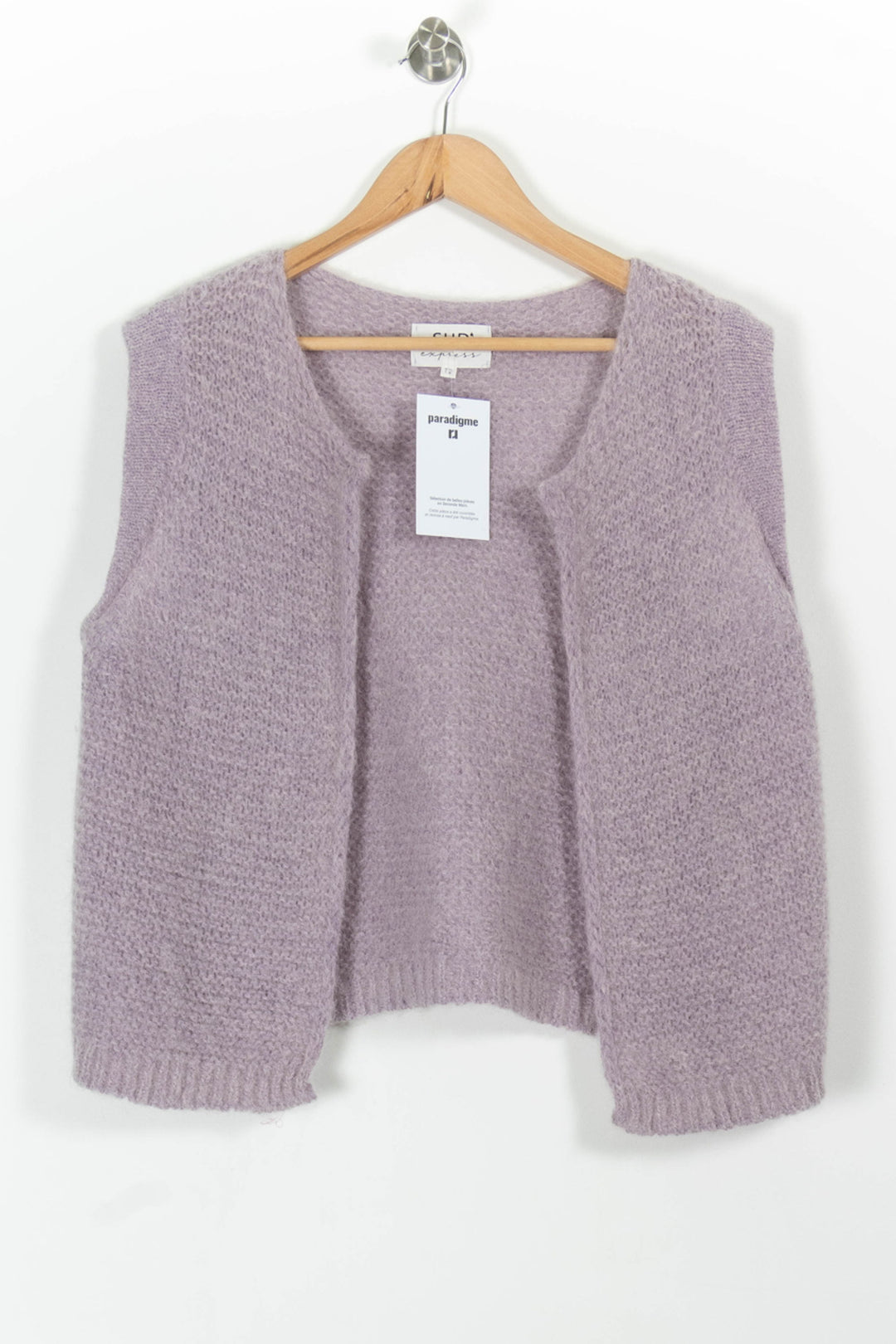 Gilet Violet - Taille M/38 de la marque Sud express | PARAD98805 - Vendu par Paradigme - Image 2