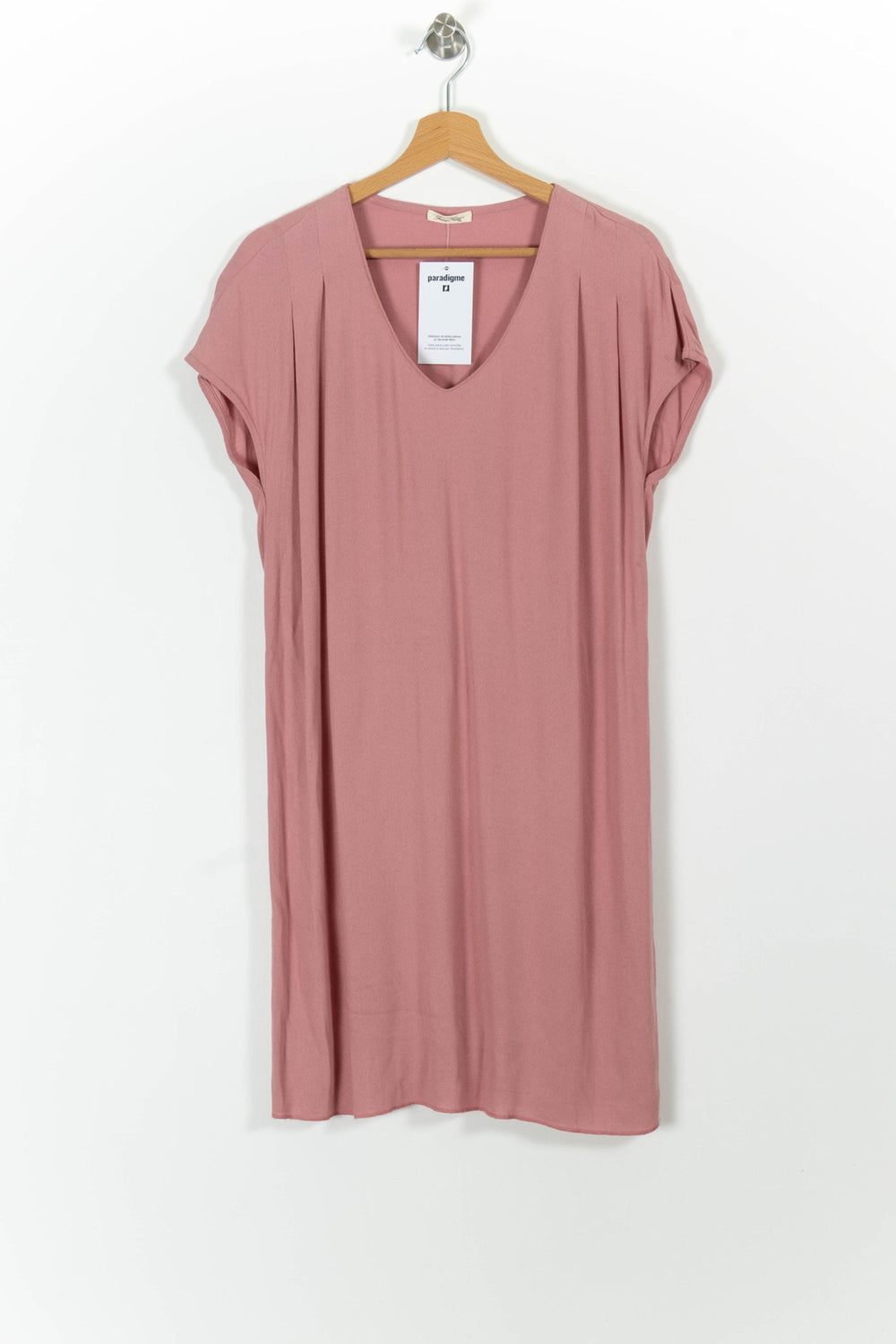 Robe T-shirt Rose - Taille M/38 de la marque American Vintage | PARAD98814 - Vendu par Paradigme - Image 2