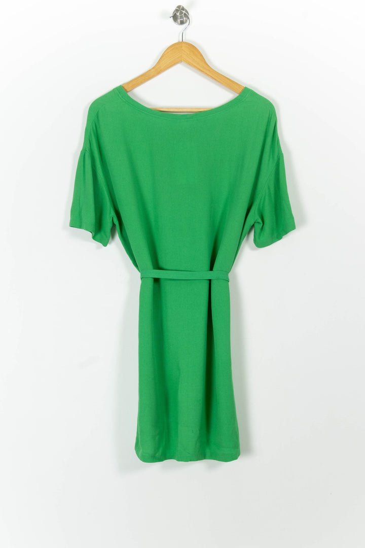 Robe Ceinturée Verte - Taille S/36 de la marque American Vintage | PARAD98815 - Vendu par Paradigme - Image 4