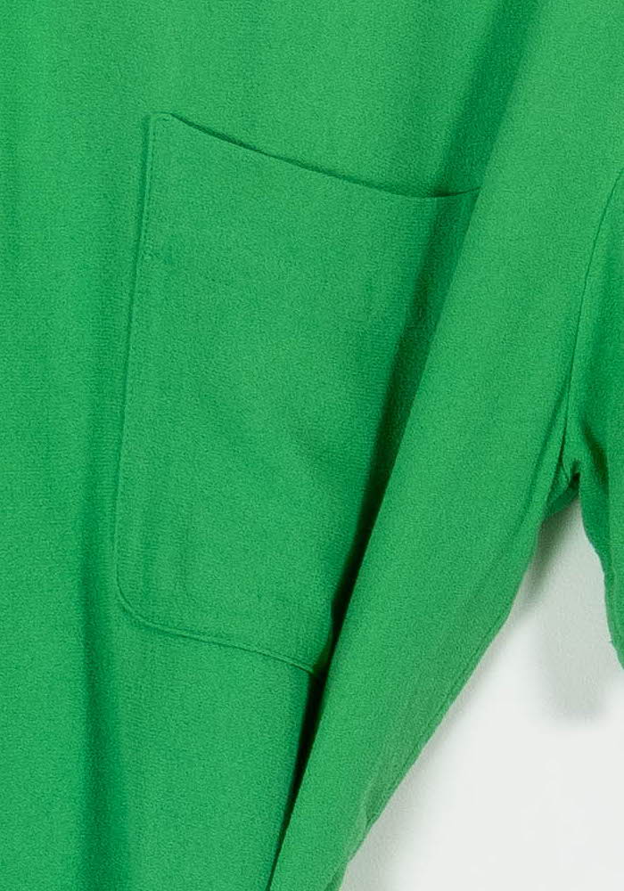 Robe Ceinturée Verte - Taille S/36 de la marque American Vintage | PARAD98815 - Vendu par Paradigme - Image 3