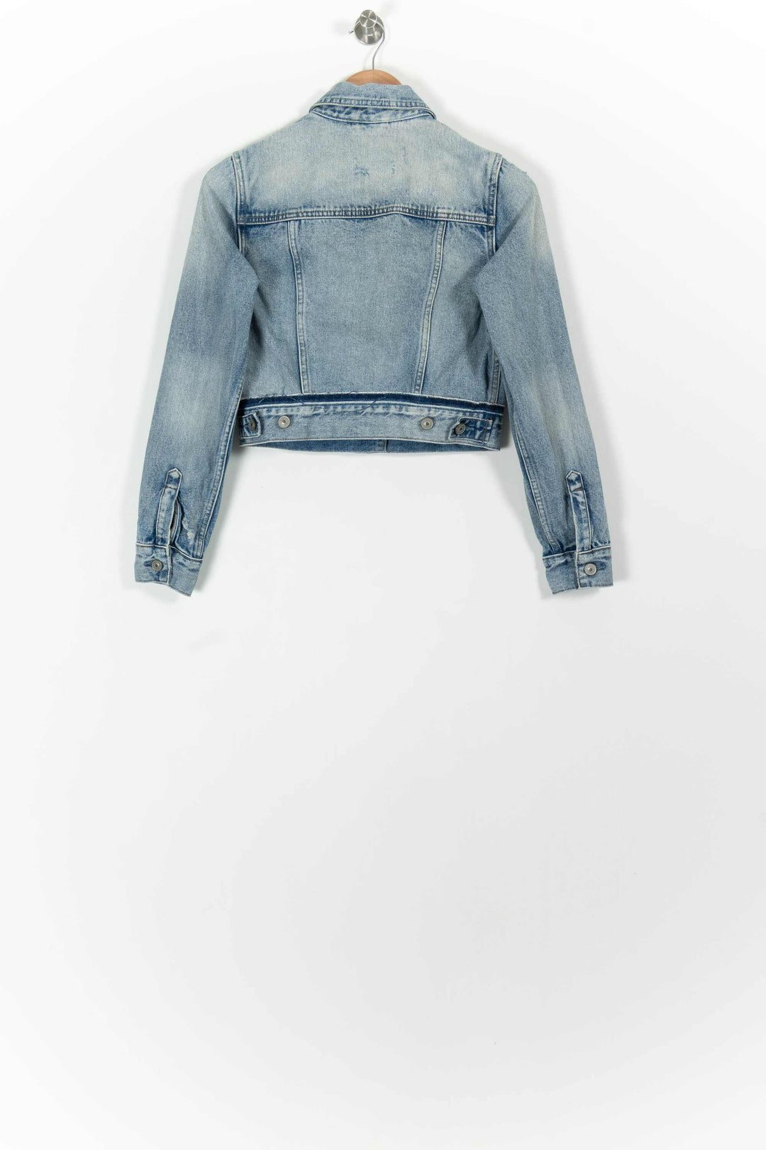 Veste en jean bleue - Taille S/36 de la marque All Saints | PARAD98816 - Vendu par Paradigme - Image 4