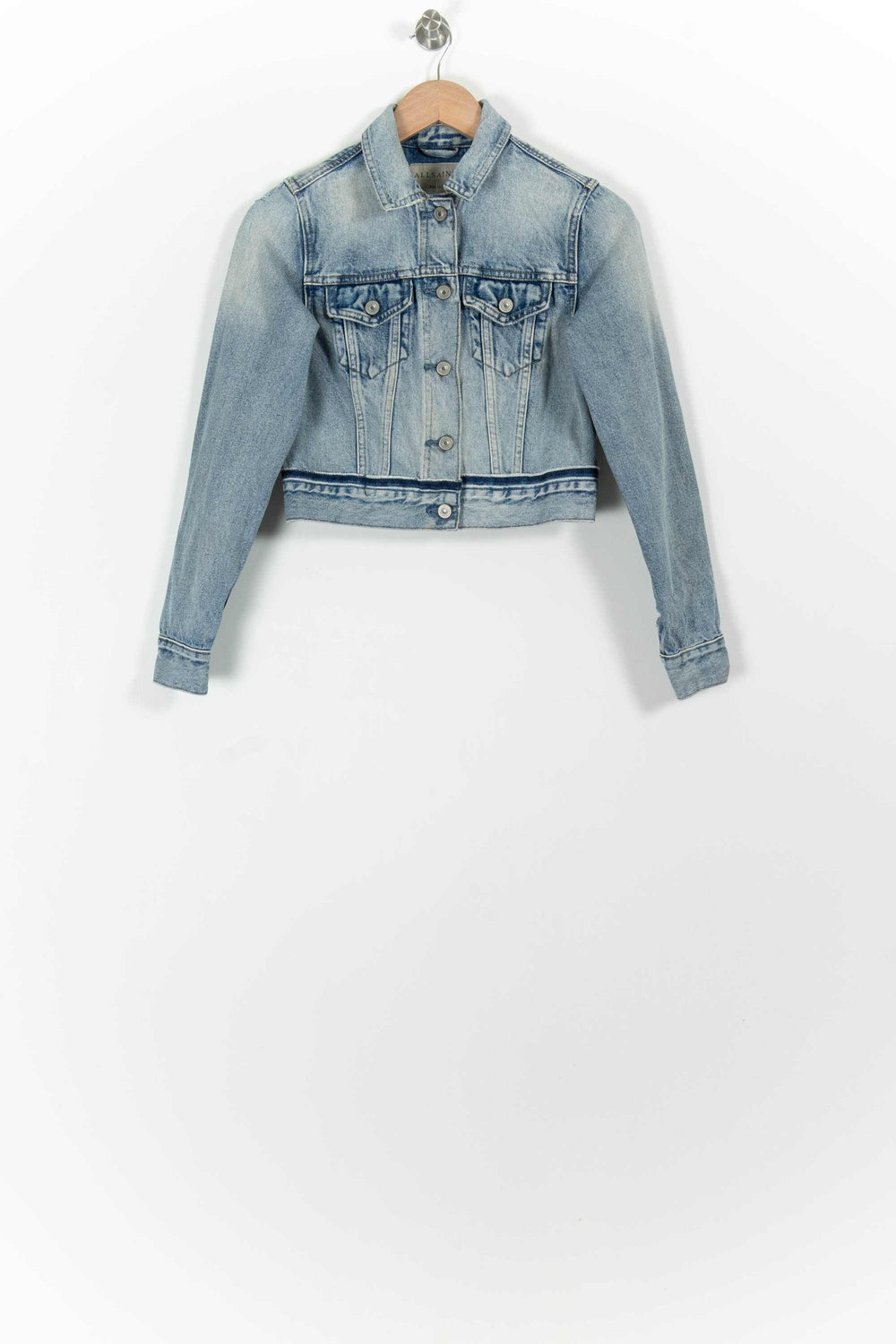 Veste en jean bleue - Taille S/36 de la marque All Saints | PARAD98816 - Vendu par Paradigme - Image 2