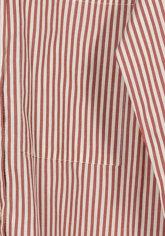 Chemise Rayée Rouge et Blanche - Taille S/36 de la marque Karl Marc John | PARAD98820 - Vendu par Paradigme - Image 3