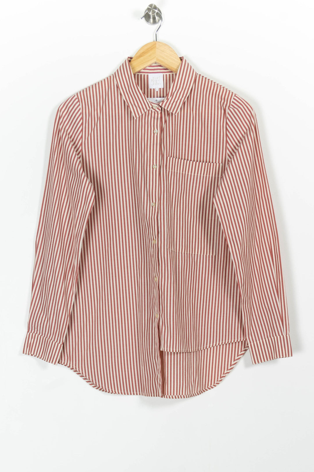Chemise Rayée Rouge et Blanche - Taille S/36 de la marque Karl Marc John | PARAD98820 - Vendu par Paradigme - Image 2