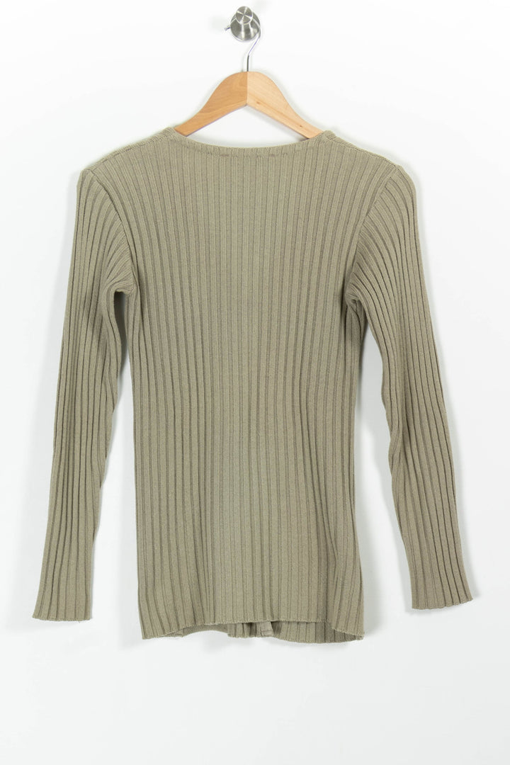 Gilet Vert - Taille S/36 de la marque La Fée Maraboutée | PARAD98821 - Vendu par Paradigme - Image 4