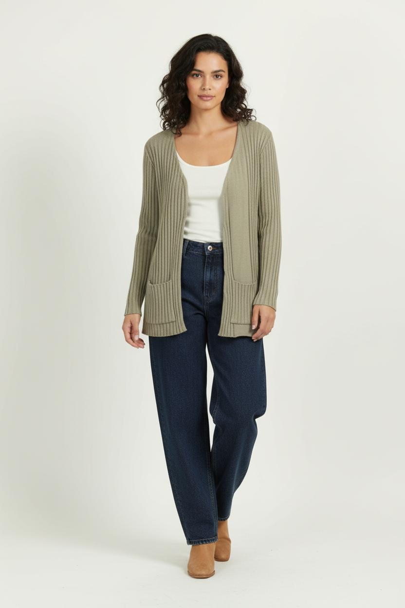 Gilet Vert - Taille S/36 de la marque La Fée Maraboutée | PARAD98821 - Vendu par Paradigme - Image 1