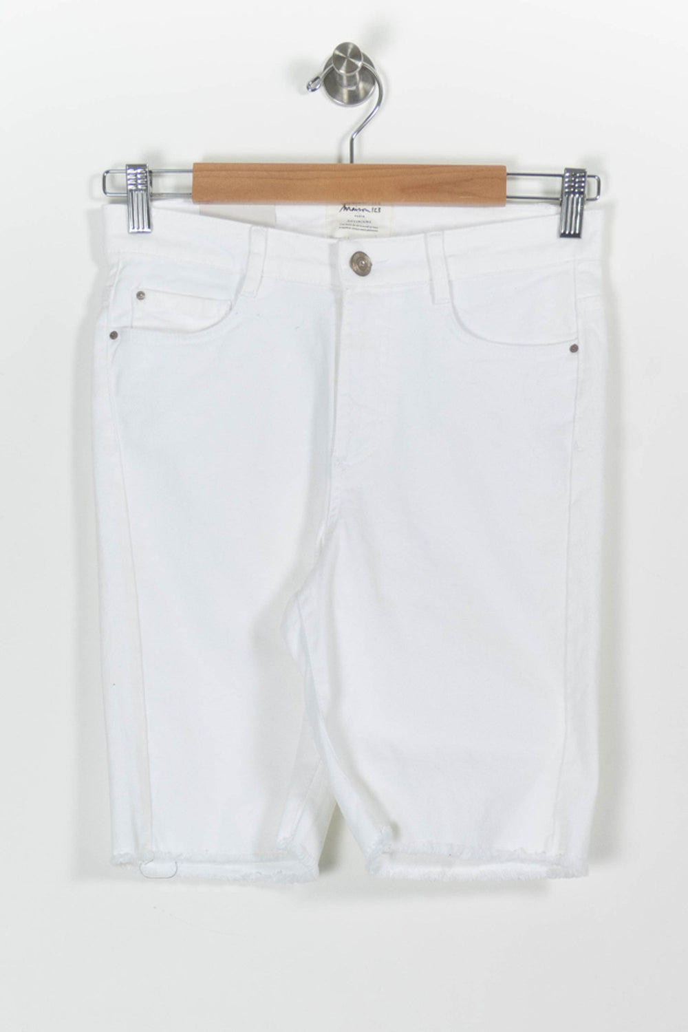Bermuda Blanc - Taille S/36 de la marque Maison 123 | PARAD98825 - Vendu par Paradigme - Image 2
