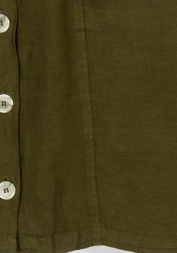 Jupe Boutonnée Verte - Taille S/36 de la marque One Step | PARAD98826 - Vendu par Paradigme - Image 3