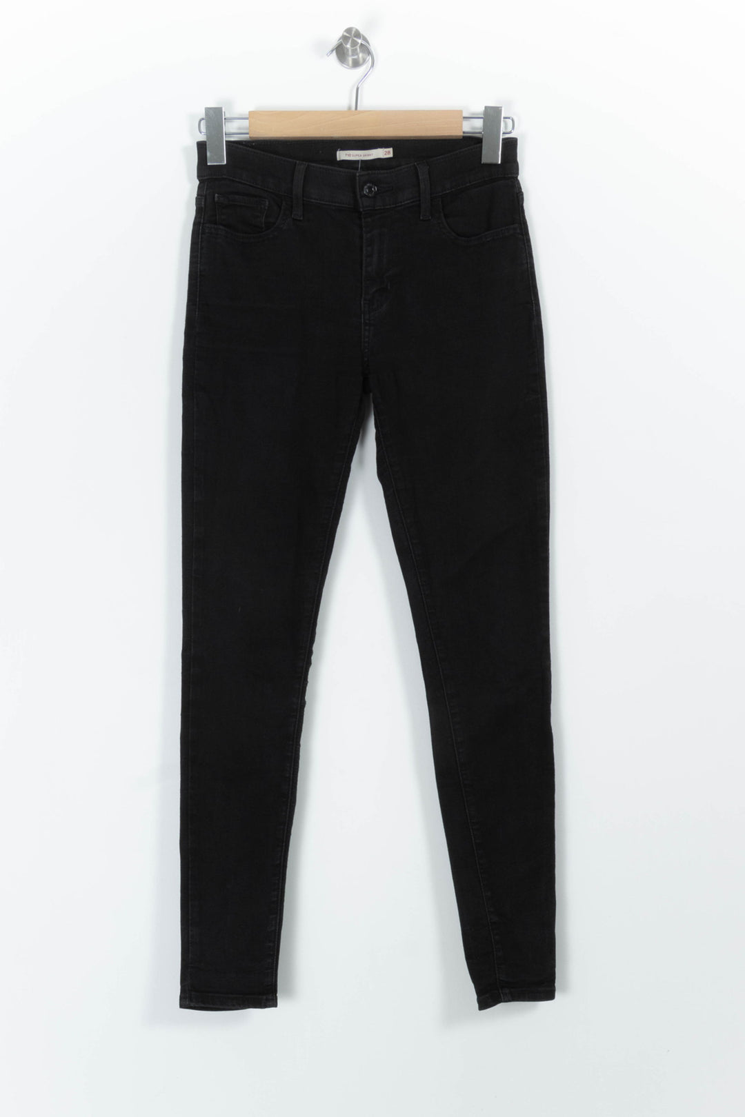 Jean Skinny Noir - Taille M/38 de la marque Levi's | PARAD98831 - Vendu par Paradigme - Image 2