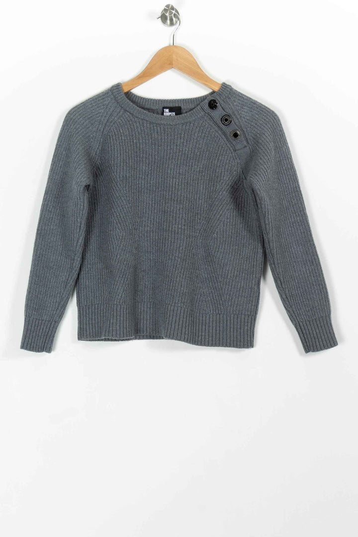 Pull Gris - Taille S/36 de la marque The Kooples | PARAD98836 - Vendu par Paradigme - Image 2