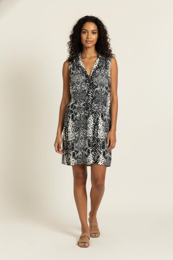 Robe Sans Manches Noire et Blanche - Taille L/40 de la marque Stella Forest | PARAD98838 - Vendu par Paradigme - Image 1
