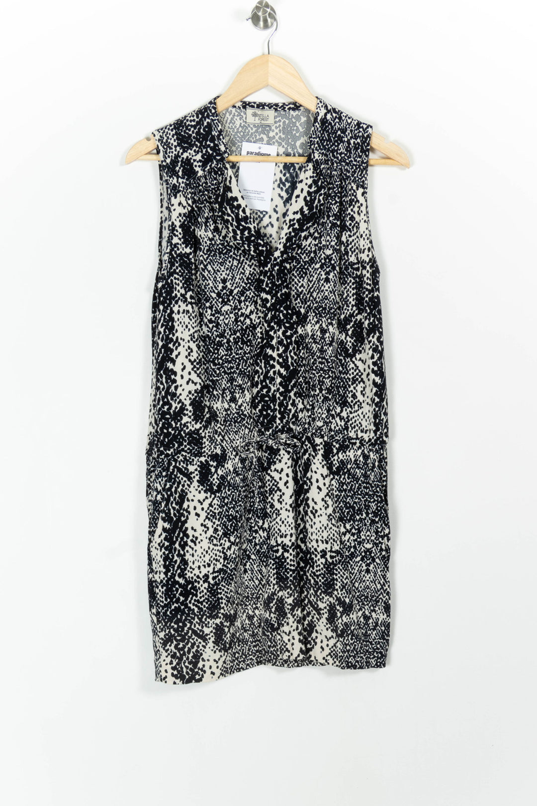 Robe Sans Manches Noire et Blanche - Taille L/40 de la marque Stella Forest | PARAD98838 - Vendu par Paradigme - Image 2