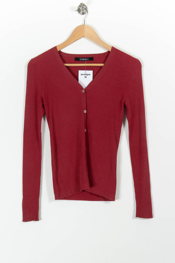 Gilet Rose - Taille S/36 de la marque Caroll | PARAD98845 - Vendu par Paradigme - Image 2